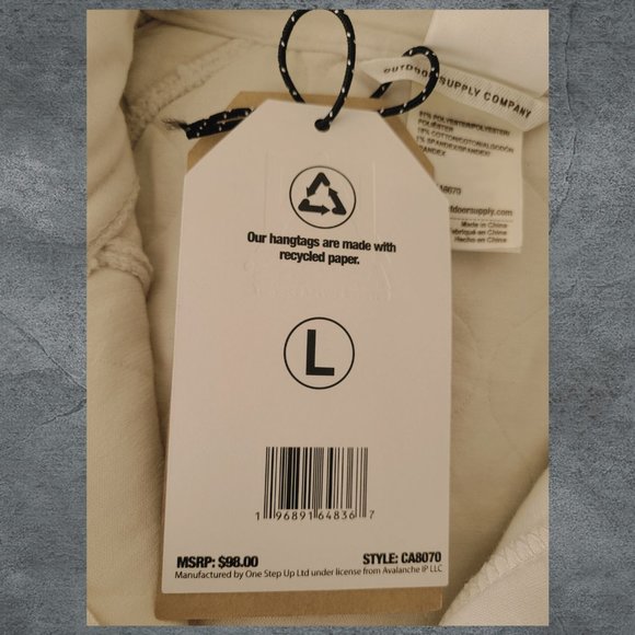 Avalanche Outdoor Supply Pullover - NWT Size L - Quilted 1/4 Zip - Picture 11 of 15